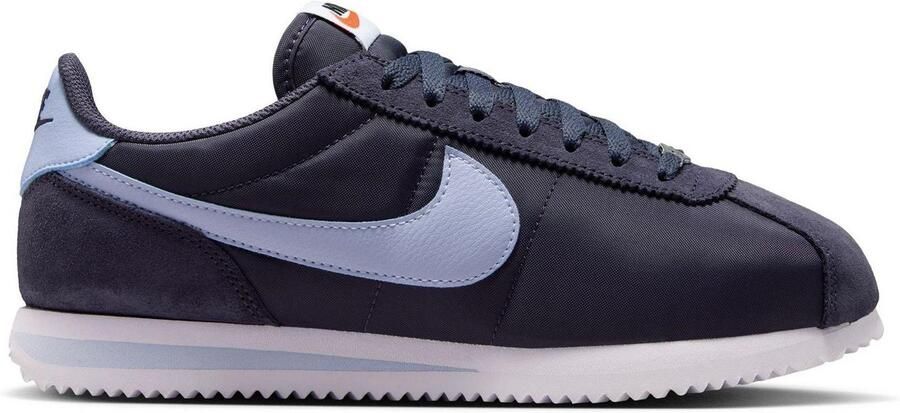 Nike Cortez-suède sneakers voor dames (Marine Wit)