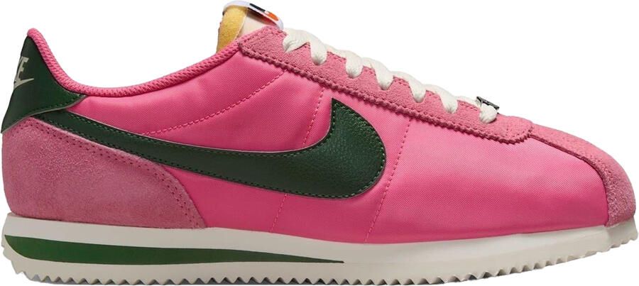 Nike Cortez-suède sneakers voor dames (Roze Groen)