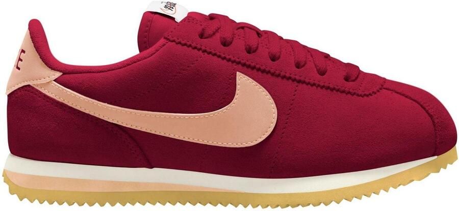 Nike Cortez-suède sneakers voor dames (Team Rood Roze)