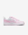 Nike court borough low recraft big lage sneakers jongens - Wit