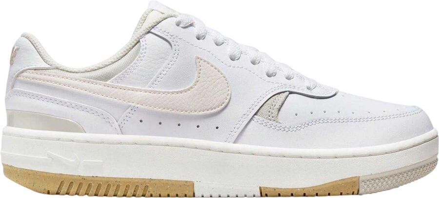 Nike Dames Gamma Force Leren Platform Sneakers (Wit Off White)