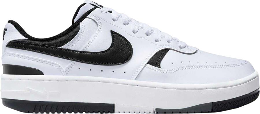 Nike Dames Gamma Force Leren Platform Sneakers (Wit Zwart)