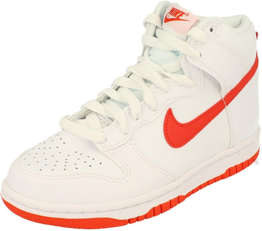 Nike Dunk High Gs Witte Sneakers