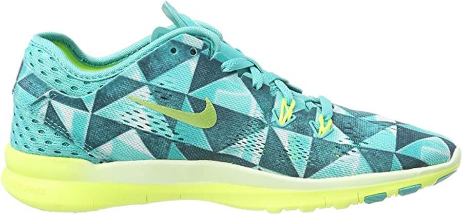 Nike Free 5.0 TR Fit PRT Lace Up Blauw Synthetisch Damestrainers 704695 402
