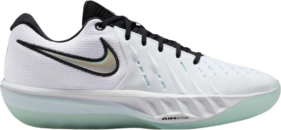 Nike Heren G.T. Cut Academy 2 leren basketbalschoenen (Wit blauw)