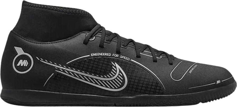 Nike Heren Mercurial Superfly 8 Club zaalvoetbalschoenen (Zwart)