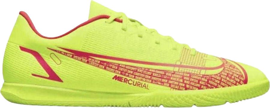 Nike Heren Mercurial Vapour 14 Club zaalvoetbalschoenen (Volt helder karmozijnrood)