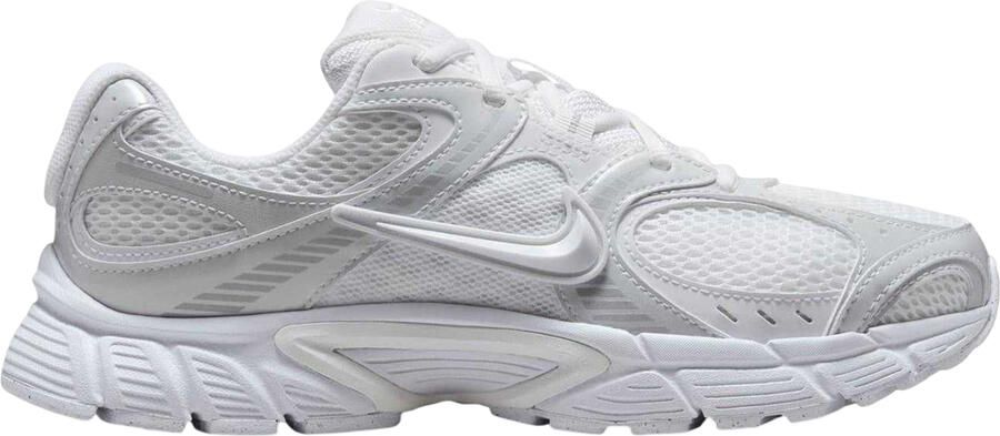 Nike Heren Vomero Run 5 Mesh Sneakers (Wit Zilver)