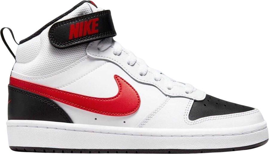 Nike Hoge sneakers voor jongens van Boys Court Borough (Wit Zwart Rood)