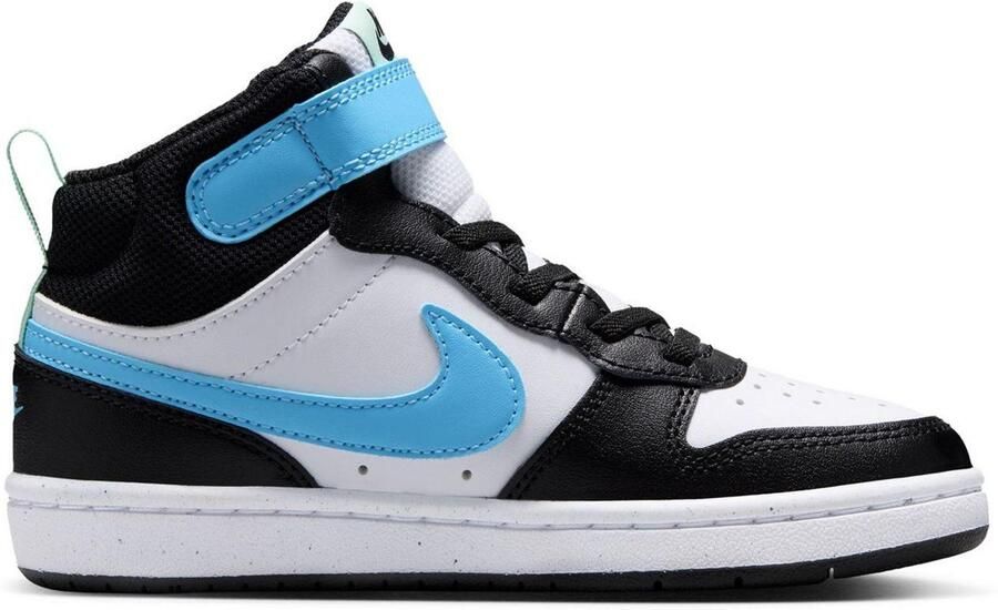 Nike Hoge sneakers voor jongens van Court Borough (Wit blauw zwart)