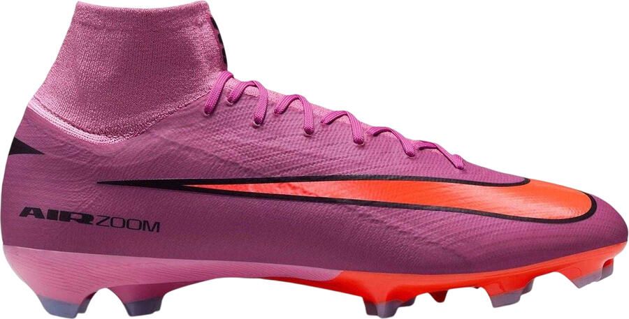 Nike Kinderen Zoom Superfly 10 Pro Veter Firm Ground Voetbalschoenen (Flamingo Roze)