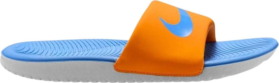 Nike Kinderen Kids Kawa platte slippers met één bandje (Sinaasappelschil)