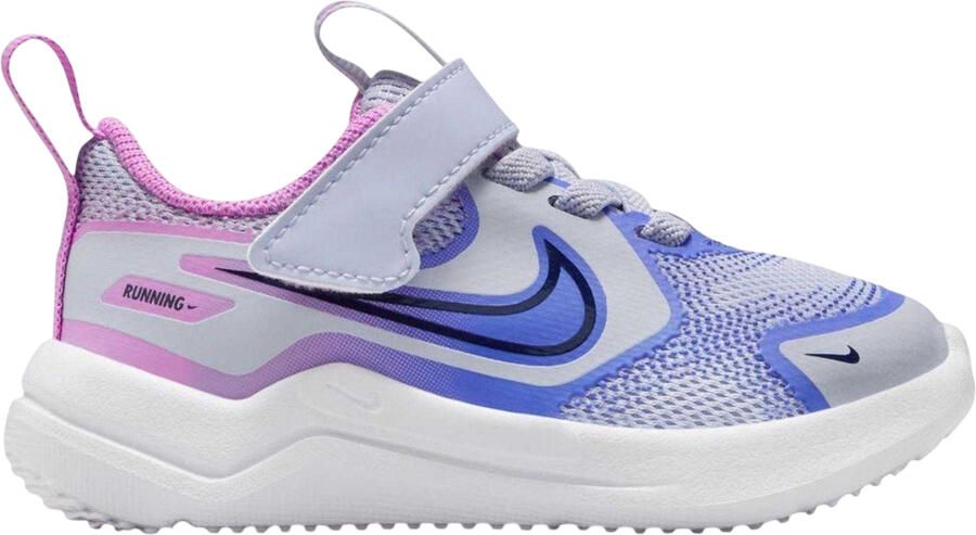 Nike Kosmische mesh-hardloopschoenen voor kinderen (Ghost Grijs Roze)