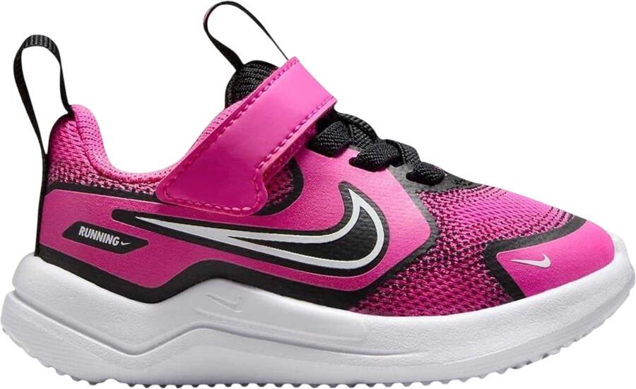 Nike Kosmische mesh-hardloopschoenen voor kinderen (Roze Zwart)