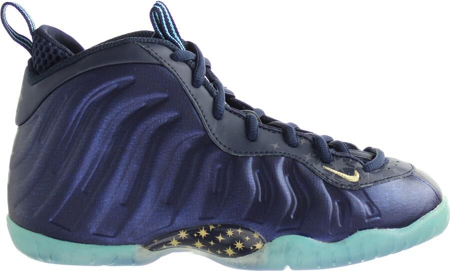 Nike Little Posite One Blauw Kinderschoenen