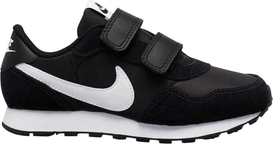 Nike Meisjessneakers van MD Valiant met suède inzetstukken (Zwart Wit)