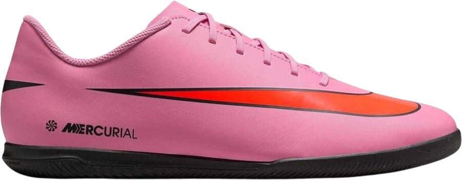 Nike Mercurial leren zaalvoetbalschoenen voor heren (Roze Zwart)