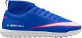Nike Mercurial Superfly 10 hoge voetbalschoenen voor kinderen (Blauw Wit Roze) - Blauw