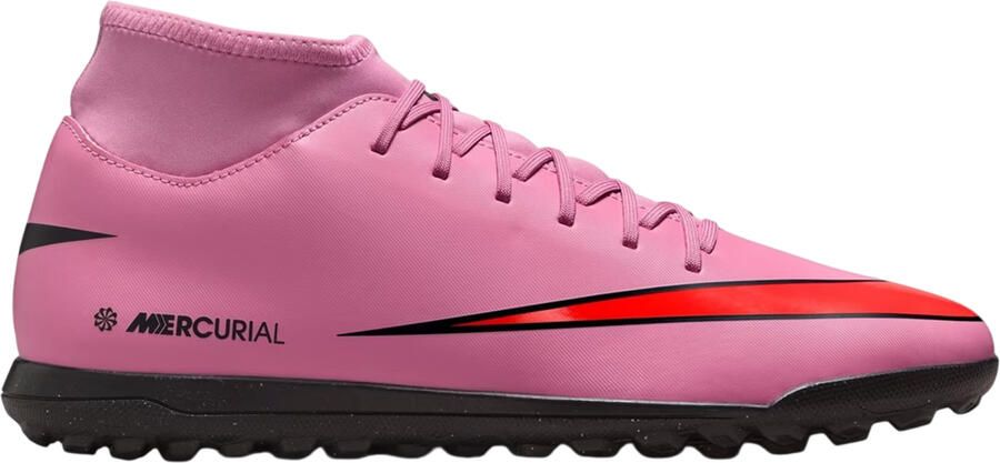 Nike Mercurial Superfly 10 hoge voetbalschoenen voor kinderen (Roze Zwart)