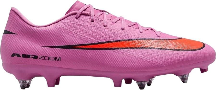Nike Mercurial Vapor 16 Academy voetbalschoenen voor heren voor zachte ondergrond (Roze Zwart)