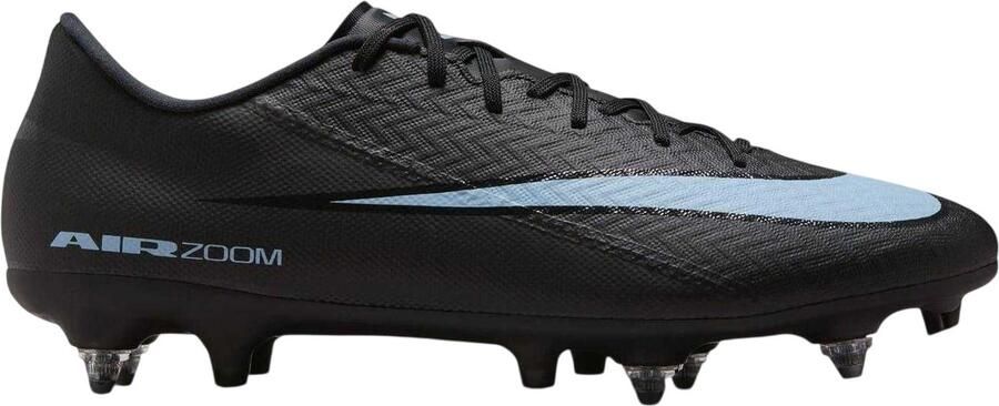 Nike Mercurial Vapor 16 Academy voetbalschoenen voor heren voor zachte ondergrond (ZWART BLAUW)