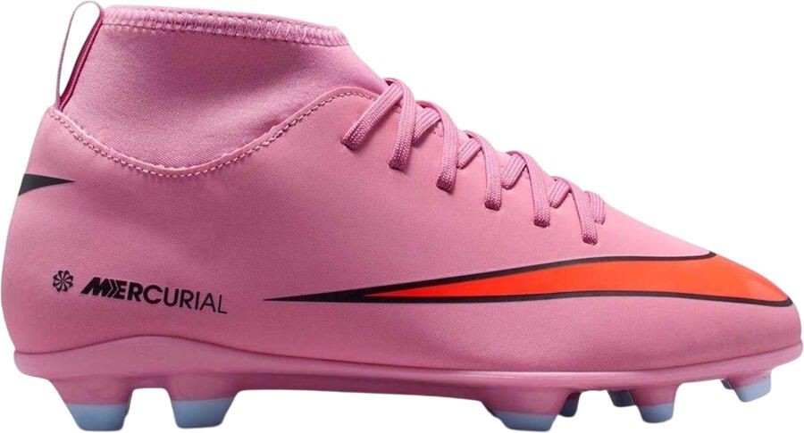 Nike Mercurial voetbalschoenen voor kinderen (firm ground) (Roze Zwart)