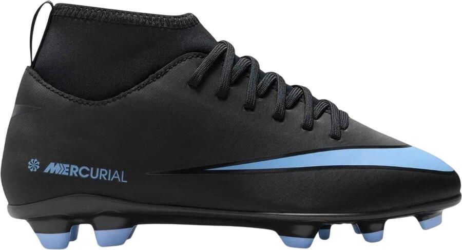 Nike Mercurial voetbalschoenen voor kinderen (firm ground) (ZWART BLAUW)