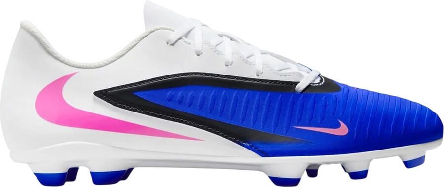 Nike Phantom 6 Low voetbalschoenen voor heren voor harde ondergrond (Blauw Wit Roze)