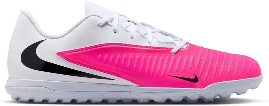 Nike Phantom 6 platte voetbalschoenen voor volwassenen (unisex) (Wit Roze)