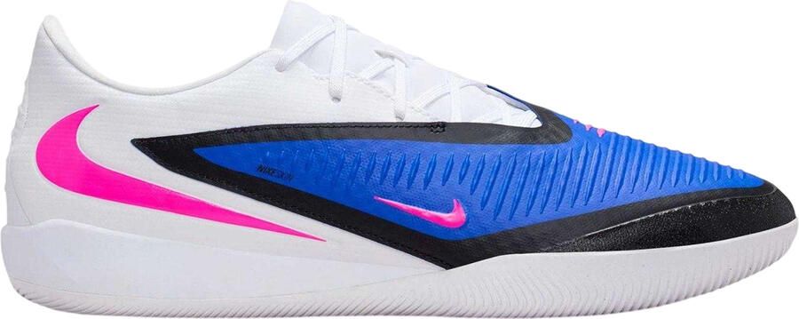 Nike Phantom 6 Textured lage zaalvoetbalschoenen voor kinderen (Koningsblauw Roze)