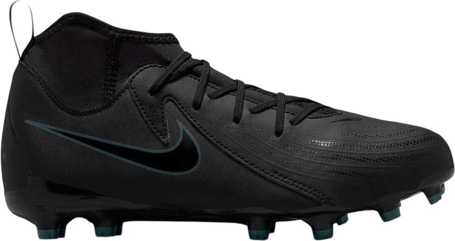Nike Phantom Luna II Academy voetbalschoenen voor kinderen (voor harde ondergrond) (Zwart Groen)