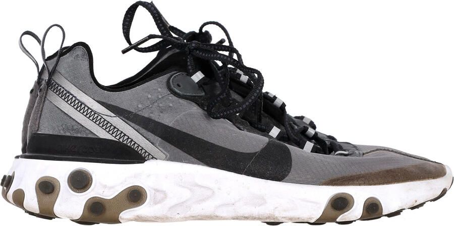 Nike Pre-owned Nike React Element 87 Sneakers in Antraciet Zwart Synthetisch