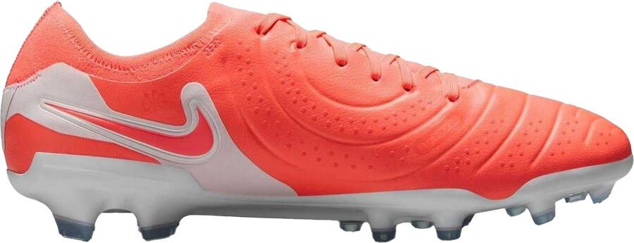Nike Tiempo Legend 10 leren voetbalschoenen voor heren voor harde ondergrond (Rood Wit)