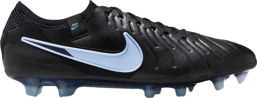 Nike Unisex voetbalschoenen voor volwassenen: Tiempo Legend 10 Elite voor harde ondergrond (Zwart)