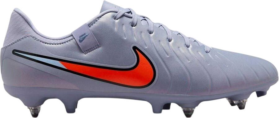 Nike Unisex voetbalschoenen voor volwassenen: Tiempo Legend 10 voor zachte ondergrond (Blauw Zwart)
