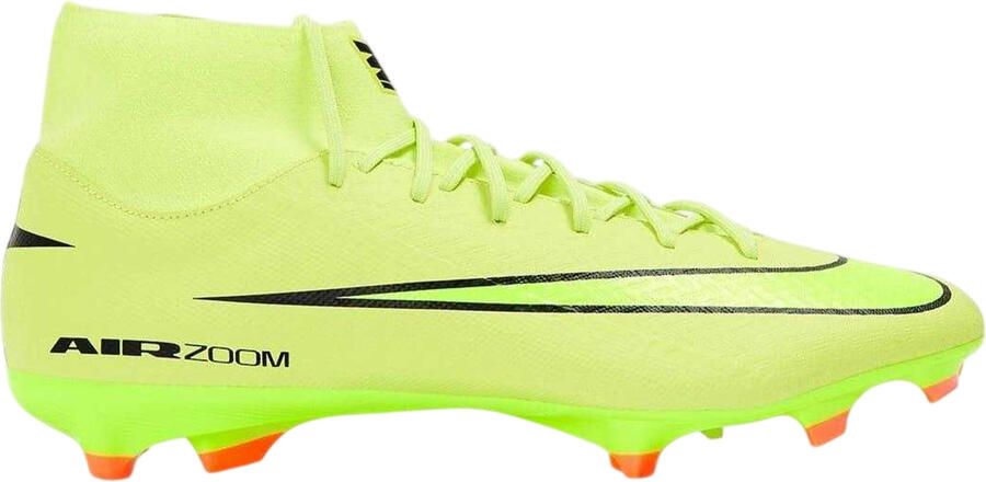 Nike Unisex Zoom Mercurial Superfly 10 Academy voetbalschoenen voor volwassenen voor harde ondergrond (Volt Kransrood)