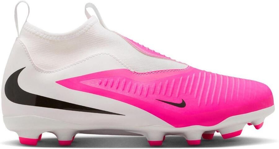 Nike Voetbalschoenen voor kinderen jeugd – Academy-serie voor harde ondergrond (Wit Roze)