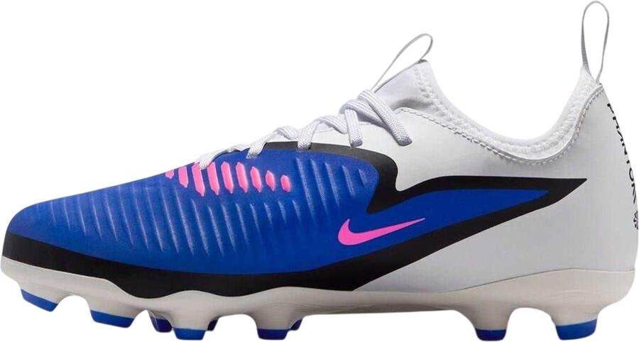 Nike Voetbalschoenen voor kinderen jeugd van de Kids Academy Training Firm Ground (Blauw Wit Roze)