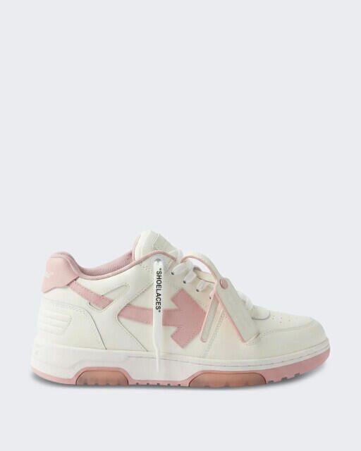 Off White Dames out of office sneaker met roze