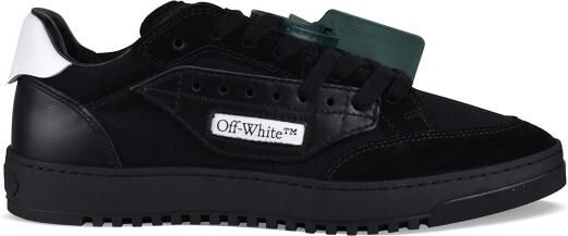Off-White Gebroken witte sneakers zwart