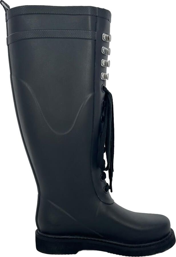 Off white Pre-owned Off-White Kniehoge Laarzen van Zwart PVC