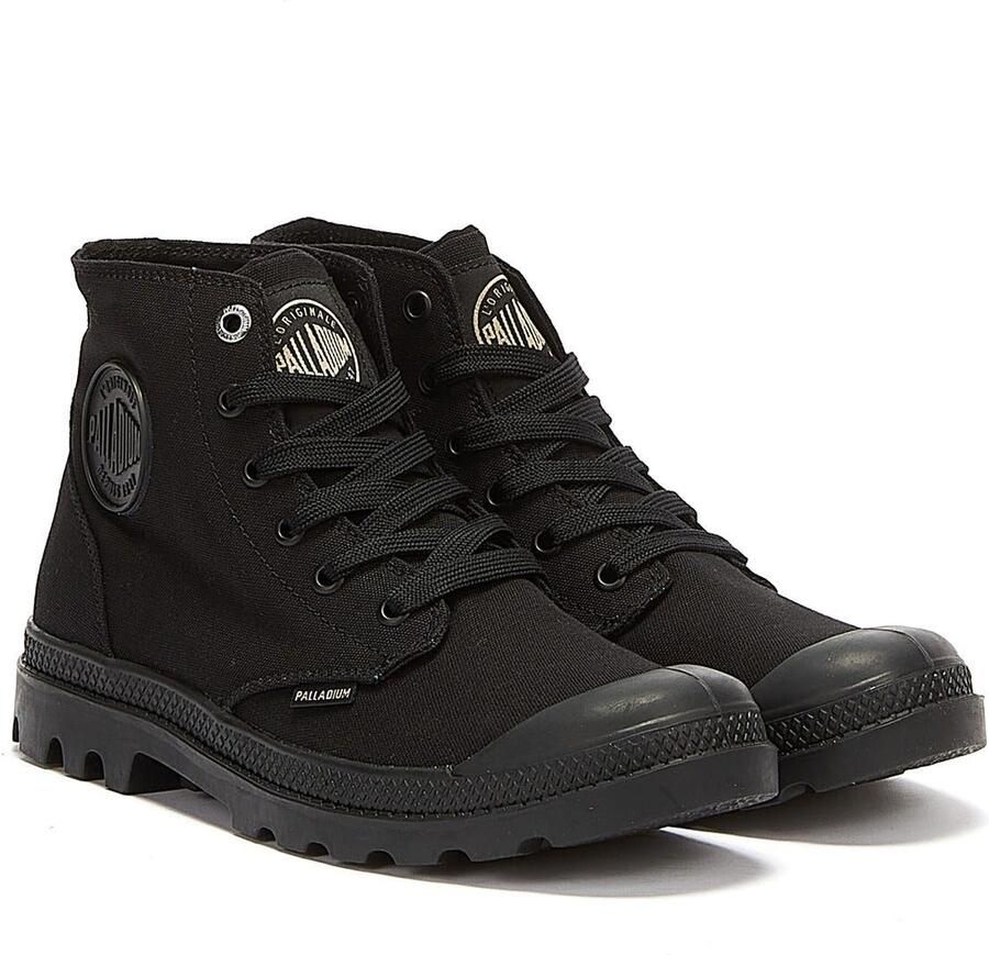 Palladium Pampa Hi Mono Chroom Zwart Laarzen