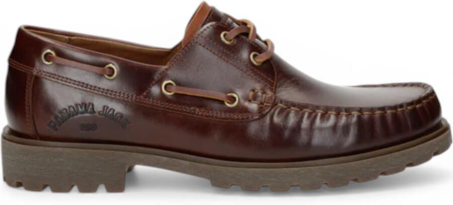 Panama Jack Heren Waterdichte Bark Bruine Leren Veteraarsjes Boot C8