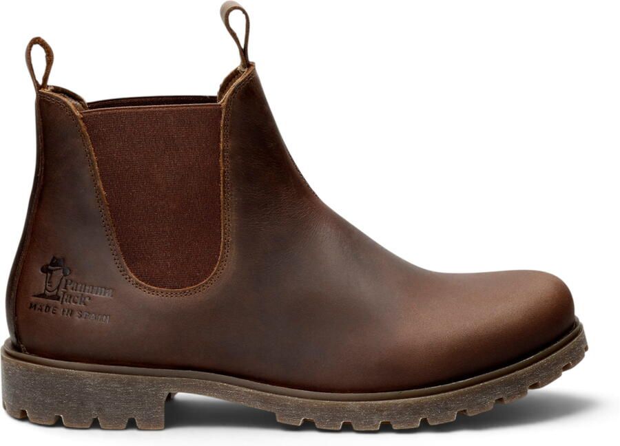 Panama Jack Waterdichte Chelsea Boots van Bruin Leer voor Heren Biar C1