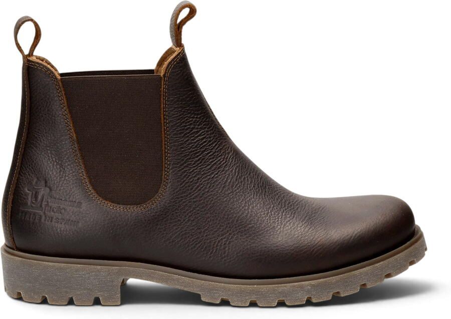 Panama Jack Waterdichte Chelsea Boots van Kastanjebruin Leer voor Heren Biar C2