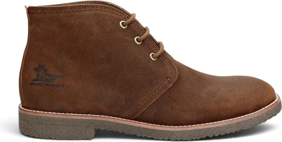 Panama Jack Waterdichte Desert Boots met Veters van Bruin Leer voor Heren Gael C38