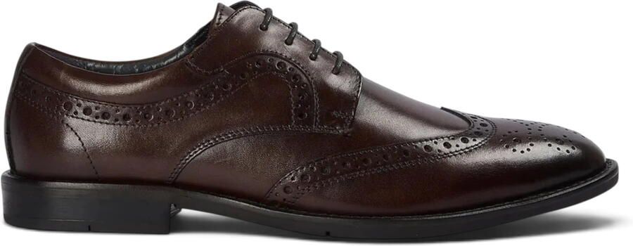 Paul Andrew herenschoenen donkerbruine wingtip brogue derby's Cambridge