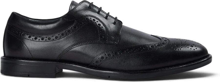 Paul Andrew herenschoenen in zwart wingtip brogue derby Cambridge