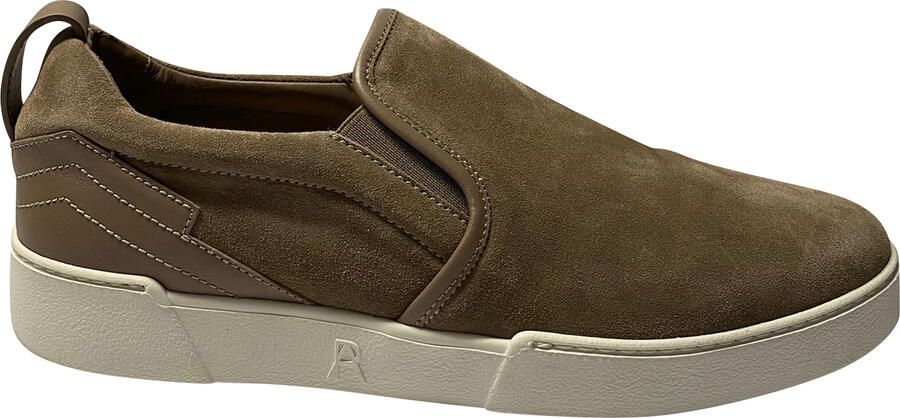 Paul Andrew Pre-owned Paul Andrew Slip-On Sneakers in Khaki Suède