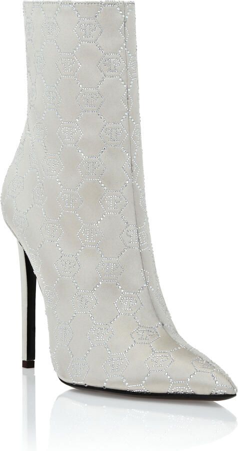 Philipp Plein Laarzen Hoge Hakken Mid Monogram